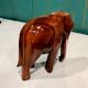 Handcrafted Wood Elephant Figurine for Table Decor